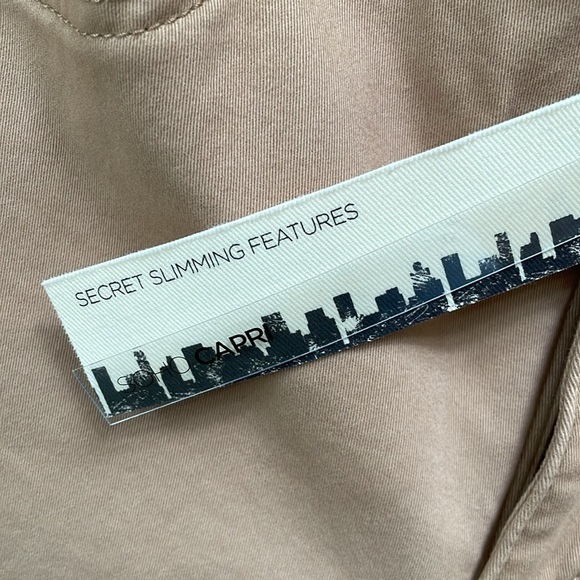 Jones New York Jeans Secret Slimming Soho Capri Tan Khaki Pants New NWT Size 10 - Picture 5 of 8